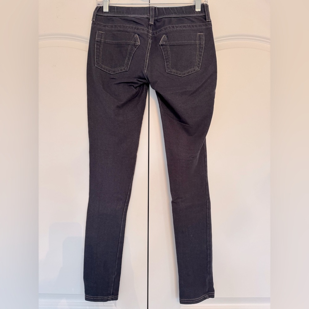 Arden B Denim Jeggings EUC Jean Leggings Blue Y2k Dark Wash Skinny Trous… - Picture 5 of 8